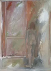 Untitled by Diana Armfield, oil on canvas, sold Mar 2020