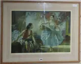 Eve and Yasmin by William Russell Flint, print, sold Mar 2020