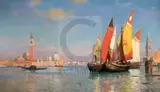 Untitled by William Stanley Haseltine, oil on canvas, sold Mar 2020