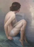 5 x 17.5in by Jean Jannell, oil on canvas, sold Mar 2020