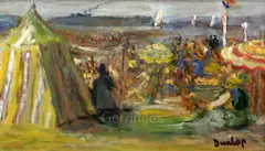 Untitled by Ronald Ossory Dunlop, oil on wood, sold Mar 2020