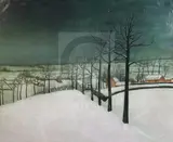 Untitled by Leo Piron, oil on canvas, sold Mar 2020