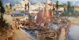 The Mondego River, Portugal by Frank Henry Mason, watercolour, sold Mar 2020