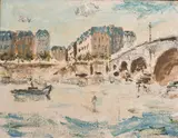 Port Marie by Julian Melgrave, oil on canvas, sold May 2021