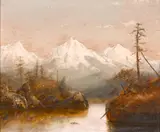 The Three Sisters by W. S. Parrott, oil on panel, sold Apr 2021