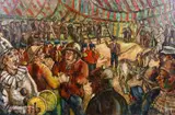 The Big Top by Derek Higginson, oil on canvas, sold Apr 2021