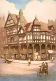 British, Two views of Chester, coloured etching by Robert Herdman-Smith, etching, offered Apr 2021