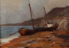 'Iron Trawler' by Edwin Hayes Rha, sold Mar 2012
