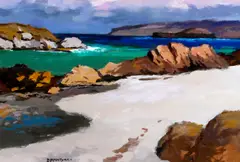 'Staffa from Iona' by Donald McIntyre, sold Mar 2012