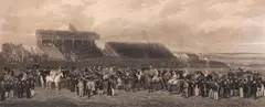 Royal Visit, Punchestown 1868 by Henry Barraud, engraving, sold Nov 2012