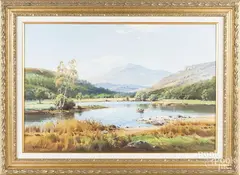 titled Loch Ard by William McGregor, oil on canvas, offered Dec 2017