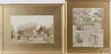 landscapes by Tom Hunn, 1896, watercolor, offered Dec 2017