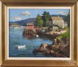 titled Friendship by Rudolph Colao, oil on board, offered Dec 2017
