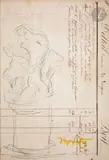 Prométhée terrassant le vautour, étude de by Jacques Lipchitz, Crayon noir sur papier de comptes, sold Mar 2023
