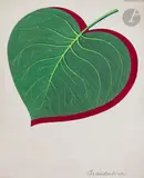 Circulation ou Feuille-Cœur by Victor Vasarely, 1935, Gouache, sold Mar 2023