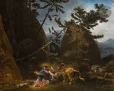 Saint Marc by Nicolas-Antoine Taunay, Toile d’origine de Vallée et Bourniche, sold Mar 2023