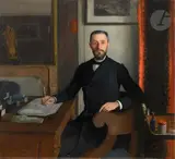 Portrait du docteur Oulié by Joseph Granié, 1892, Toile, sold Mar 2023