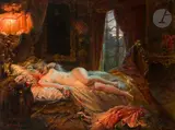 Une Martyre by Antoine Auguste Thivet, Toile, sold Mar 2023