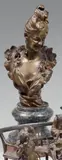 Buste de femme by Victor Léopold Bruyneel, Épreuve en bronze à patine mordorée, fonte d'édition sans marque ni cachet de fondeur, sold Oct 2012