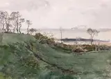 Bord de mer by Ernest Ange Duez, Aquarelle gouachée, sold Jun 2012