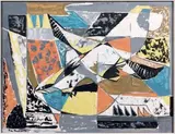 Sans titre by Pierre de Berroeta, Gouache, sold Jun 2012