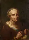 La dentelière by Giuseppe Nogari, Toile d'origine Hauteur :, sold Oct 2022