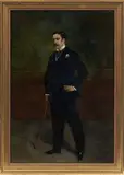 Portrait présumé de Monsieur Prosper Chéruit by Auguste Vimar, Panneau, sold Dec 2013