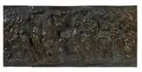 Les émigrants, seconde version, conçu en 1862-1878 by Honoré Daumier, Bronze, patine verte brune, sold Dec 2013