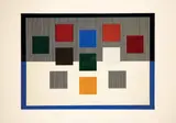 Sans titre, pour l'album Les vingt ans de La Différence by Jesús Rafael Soto, 1996, Lithographie sur papier, sold Dec 2013