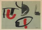 Équilibre by Jean Hélion, 1933, Gouache sur papier, sold Dec 2013