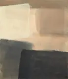 Volume dans la lumière by Geneviève Asse, 1957, Gouache sur papier, sold Dec 2013