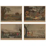 Four Sporting Prints by Robert Havell, Each a hand-colored etching and aquatint, sold Mar 2023