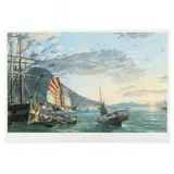 Hong Kong by John Stobart, Offset lithograph, sold Mar 2023