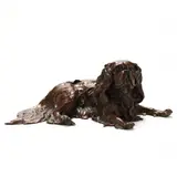 Bronze Cavalier King Charles Spaniel by Barbara Nelson, Patinated cast bronze, sold Mar 2023