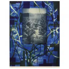 Tobacco Blues by Radcliffe Bailey, Etching and aquatint in colors with photogravure and, sold Mar 2023