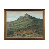 Grandfather Mountain by Philip Moose, Oil on board, sold Mar 2023