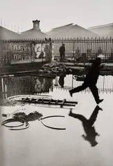 Behind the Gare Saint-Lazare, Paris by Henri Cartier-Bresson, 1932, Gelatin silver print, printed later, sold Oct 2026