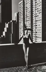 Elsa Peretti as a Bunny, Costume by Halston, New York by Helmut Newton, 1975, Gelatin silver print, printed later, sold Oct 2026
