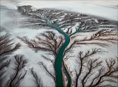 Colorado River Delta #2, Near San Felipe, Baja, Mexico by Edward Burtynsky, 2011, Chromogenic print, printed 2013, sold Oct 2026