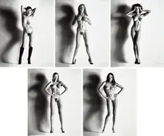 Big Nude: Yuko, Camilla, Raquel, Una and Verina by Helmut Newton, 1993, Complete set of five gelatin silver prints, printed 1994, sold Oct 2026