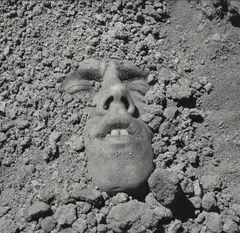 Untitled (Face In Dirt) by David Wojnarowicz, 1991, Pigment print, printed 2018, sold Oct 2026