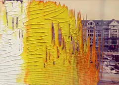 24.9.94 by Gerhard Richter, 1994, Oil paint on chromogenic print, unique, sold Oct 2026