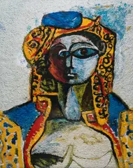 Jacqueline, after Picasso from Pictures of Pigment by Vik Muniz, 2007, Chromogenic print, offered Oct 2026