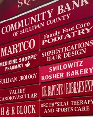Liberty Mall Sign by Roe Ethridge, 2005, Chromogenic print, flush-mounted, offered Oct 2026