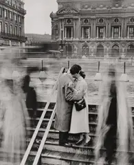 Les Amoreux de l'Opéra by Robert Doisneau, 1950, Gelatin silver print, printed later, sold Oct 2026