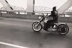 Crossing the Ohio River, Louisville by Danny Lyon, 1966, Gelatin silver print, printed 1996, sold Oct 2026