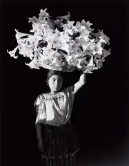 Canasta de Luz, Guatemala (Basket of Light) by Flor Garduño, 1989, Gelatin silver print, printed 2007, sold Oct 2026