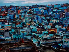 Blue City, Jodhpur, India by Steve McCurry, 2010, Chromogenic print, sold Oct 2026