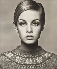 Twiggy by Barry Lategan, 1966, Platinum-palladium print, printed 2011, sold Oct 2026