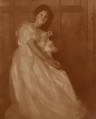 Mary in a White Dress by Heinrich Kühn, 1907, Gum bichromate print, offered Oct 2026